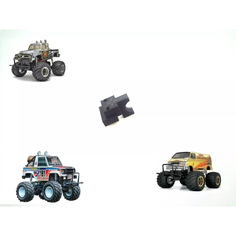 Tamiya Rear gearbox UPGRADE for TAMIYA Lunchbox and Midnight pumpkin