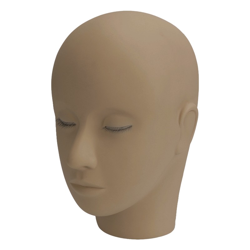 Eyelash Extension Mannequin Head 3 Layer Lashes Makeup Beauty Silicone