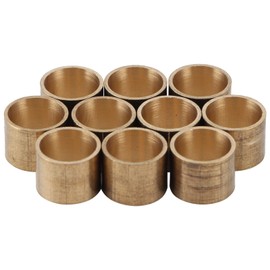 Billiards Shaft Ferrule, 9/9.5/10 mm Pool Billiard Cues Tips Copper Pool Cue Shaft Ferrule Replacement for Snooker Billiards Cue Parts(10MM【No teeth】)