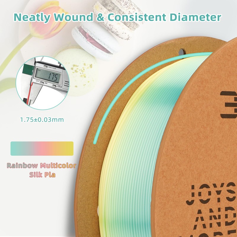 Silk PLA 3D Printer Filament 1.75mm Silk Shiny Fast Gradient