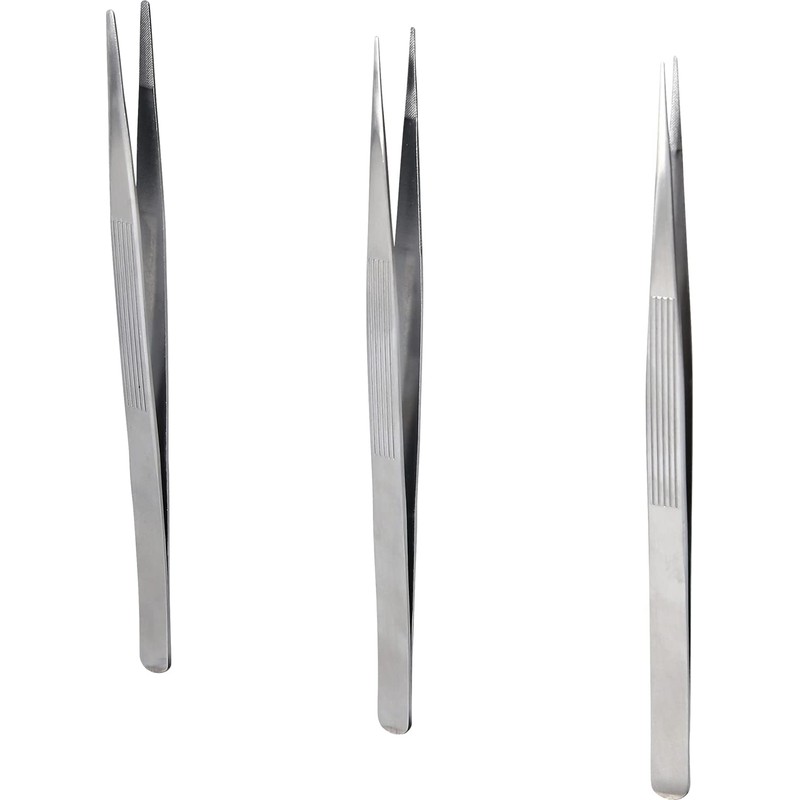 BRILLIANT TOOLS BT067905 Tweezers Set of 3 [Powered by KS