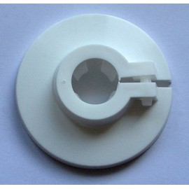 Flamco Rosette for Pipe Outer Diameter 22 mm (1/2 Inch) Single Rosette, Radiator Rosette, Pipe Cover, Click Rosette