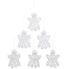 HOLIDAY PEAK Crocheted Angel Ornaments, Set of 6