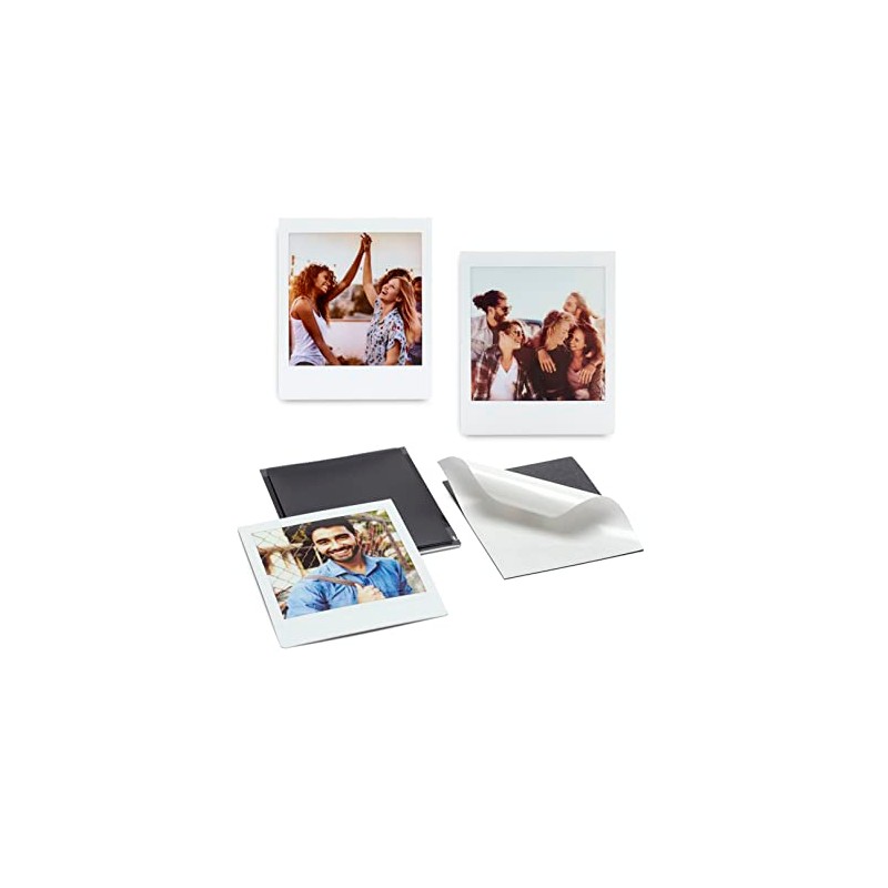 instax SQUARE magnets, with magnetic back