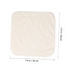FOMIYES 5pcs Bamboo Fiber Face Cleaning Towels Reusable Absorbent Washcloths