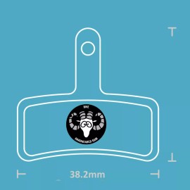 TEKTRO 2 Pairs Bike brake pads ceramic E-bike for Tektro Dorado, HD-E710, Clarks Vx863c