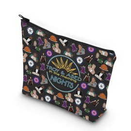 Community TV Show Inspired Gift TV Show Fans Gift Zipper Pouch Makeup Bag (Morning Nights CA)