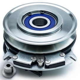 HD Switch SuperTorque 205ftlb (OEM 125) BIGBearing Billet Pulley Electric PTO Clutch 917-04754A OEM Upgrade fits Cub Cadet Z-Force S46 S54 S60 MTD 717-04754 717-04754A 917-04754 Lawn Mower
