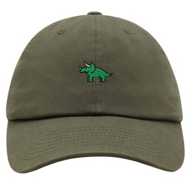 JPAK Triceratops Premium Dad Hat Embroidered Cotton Baseball Cap Dinosaur