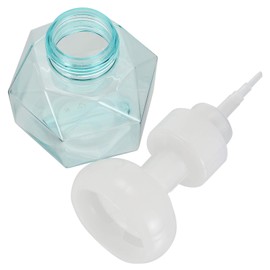 Hemoton Foaming Dispenser Flower Sparkling Bottle Empty Pump Flower Shape Subject Petg Travel Foaming Soap Dispenser
