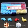 Twidec/110Pcs Nylon Flag Spade Female Insulated Terminals 22-18 18-14 12-10