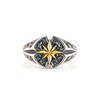 Grmpt North Star Ring for Men Silver Plated North Star