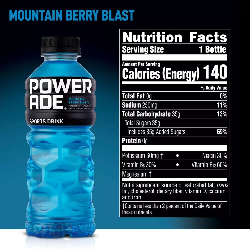 Powerade Sports Drink Variety Pack (20 fl. oz., 24 pk.)