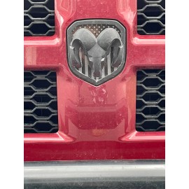 Orafol Vinyl Inlay for 2013-2018 RAM 1500/2500 Grille Emblem: Grey Stars & Stripes