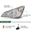 Front Fog Light Driving Lamp Assembly Left Driver Side Compatible