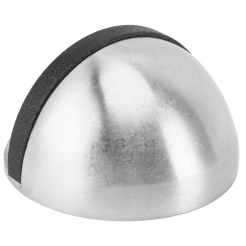 5 Sets Door Stopper Stainless Steel Rubber Door Stop Holder