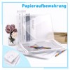 Archive Box A4, Pack of 2, Transparent DIN A4 Storage