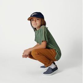 Dr. Scholl's Youth Boys Madison Kids Slip On Sneaker Oxide Blue Denim 1 M