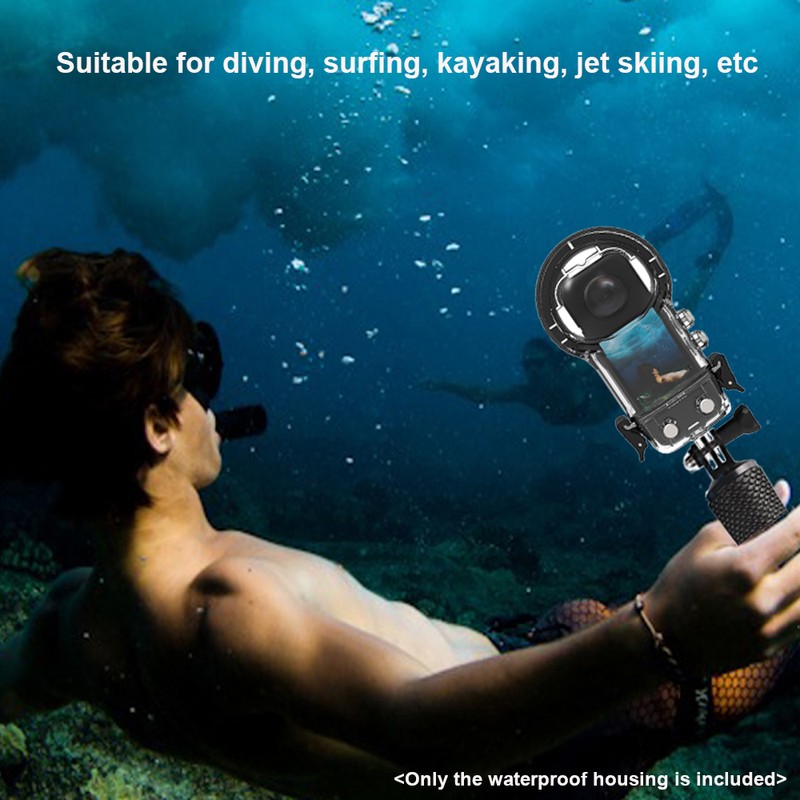 Panoramic Sports Camera Dive Case Waterproof Housing Diving Protective Case