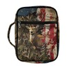 Belidome Hunting Camo Bible Cover Deer American Flag for Men