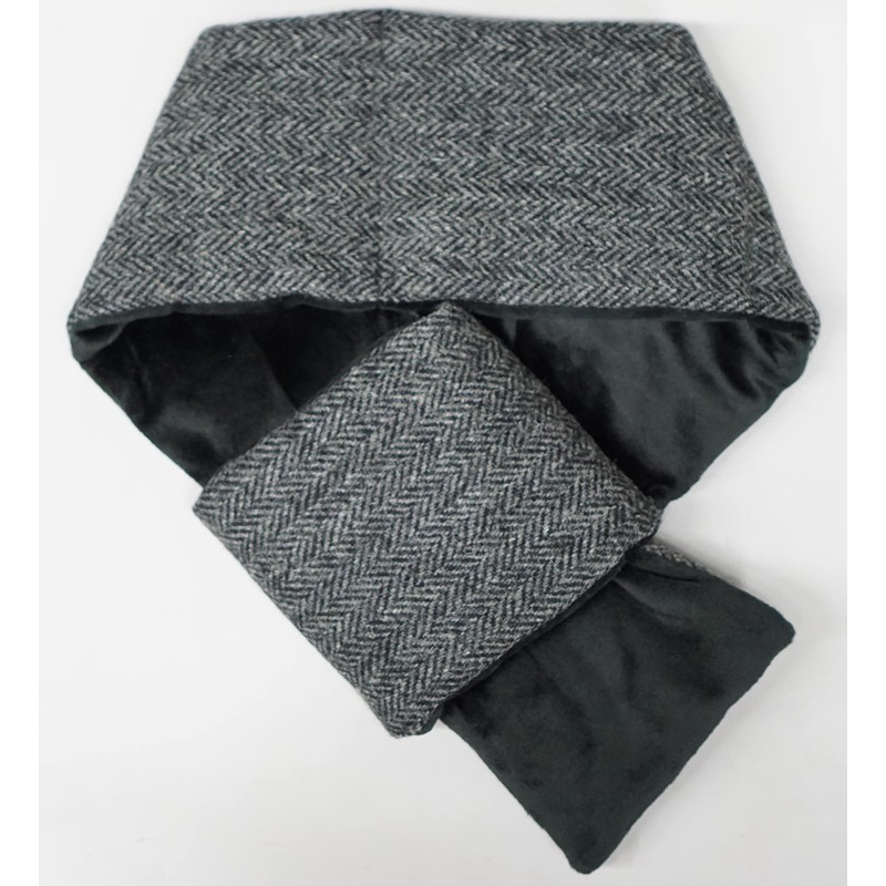 Sleeping Sheep Harris Tweed Short Scarf, Padded, Unisex, Easy to