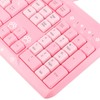 Keyboard USB Wired UltraThin Cute Cartoon for Home Office Laptop