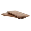 Gibson Home Gracious Dining 2-Tier Wooden Serving Tray with Metal