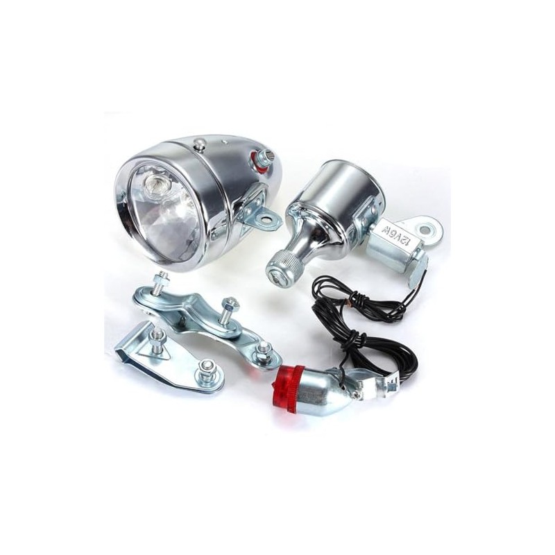 Bicycle Front Light 12V6W LED Mountain Bike Headlight Vintage Front