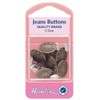 Hemline Jeans Buttons 16mm - Bronze, pk of 6 sets