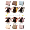 LASIEM Genuine Leather Women's Mini Wallet with Coin Pocket, Three-Fold