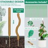 VIPNAJI Monstera Trellis, 4 Pack 70 cm Plant Stake Coir,