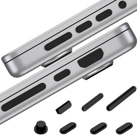 7 PCS Dust Plug Cover for MacBook Pro 14" 16" M4 M3 M2 M1, MacBook Air 13.6" 15.3" M4 M3 M2, MacBook Pro 13" M2 M1, Port Cover Dust Plug for HDMI, Thunderbolt, SD, Charger Port & Headphone