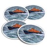 Vinyl Round Stickers (Set of 4) 10cm - Aberdeen RNLI