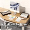 YouLain Plastic Expanding File Folders, Transparent Envelope Large Capacity