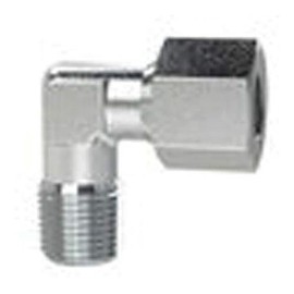 RIEGLER WEV186LSTNPT Elbow Screw-in Fitting, Galvanised Steel, 1/8" NPT, 315 Bar, 6 mm Pipe
