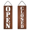 Two-face Open Close Vertical Sign, 12.6 x 4.7 inches (32