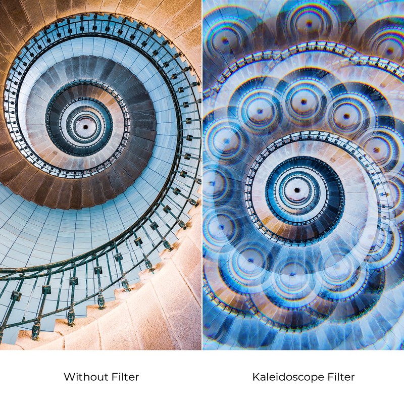 K&F Concept 58mm Kaleidoscope Prism Lens Filter Optical Glass Prism