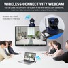 Gsou Wireless Webcam for PC/Wireless Streaming Camera, 1080P HD Webcams/USB