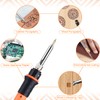 Pyrography Soldering Iron Set, Pyrography Piston Set, Temperature Adjustable 220