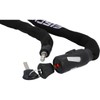 FISCHER Chain lock with neoprene coating with 2 keys, length