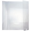 Viquel A4 Propyglass Folder with 3 Flaps transparent