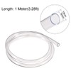 sourcing map PVC Clear Vinyl Tubing, 16mm(5/8") x 19mm(3/4") Plastic