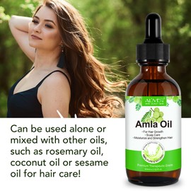 Amla Hair Oil - Amla Oil, Amla Oil for Healthy Hair and Moisturized Scalp, Indian Hair Oil for Men and Women, Bio Oil for Hair, Natural Care for Beautiful Hair…