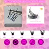 DAODER Self Adhesive Eyelash Clusters Wispy Natural Look No Glue