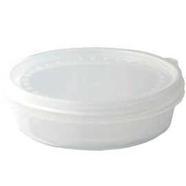 Nagao Storage Containers, Round Polypropylene, Shallow Type, 6.8 fl oz (200 ml), 14.2 fl oz (420 ml), 25.7 fl oz (730