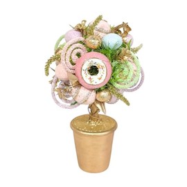 Holiday Tree Easter Pastel Sweet Topiary – Whimsical Easter Decorations | Centerpiece for Tabletops & Entryways