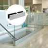 Gyykzz 4 Pack Railing Glass to Glass Clamp, 180 Degree