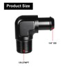 VehiMata 1/8 NPT Male to 1/4 90 Degree Hose Barb