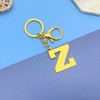 Dabihu Initial Letter Z Alphabet Keychain Initial Monogram Letter Keyring