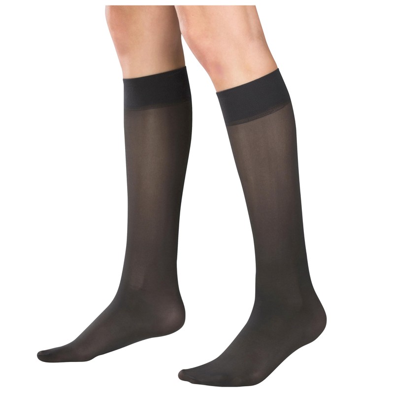 Truform Truform Sheer Compression Stockings, 8-15 mmHg, Women's Knee High
